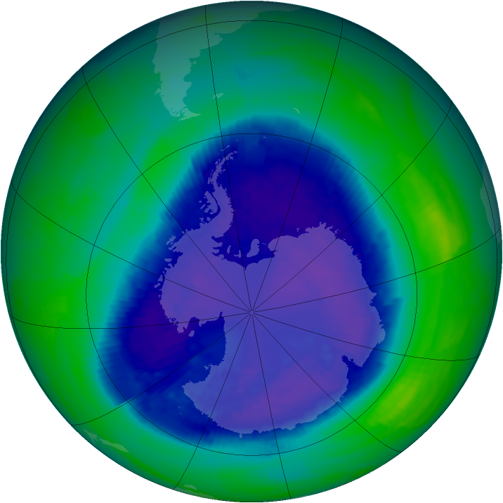 Ozone Map 1993-09-14